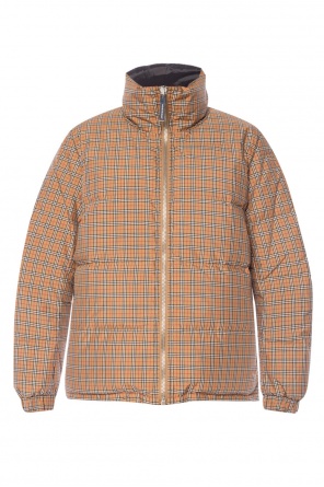 Down jacket with a plaid pattern, zdjęcie 1 Down jacket with a plaid pattern od Burberry